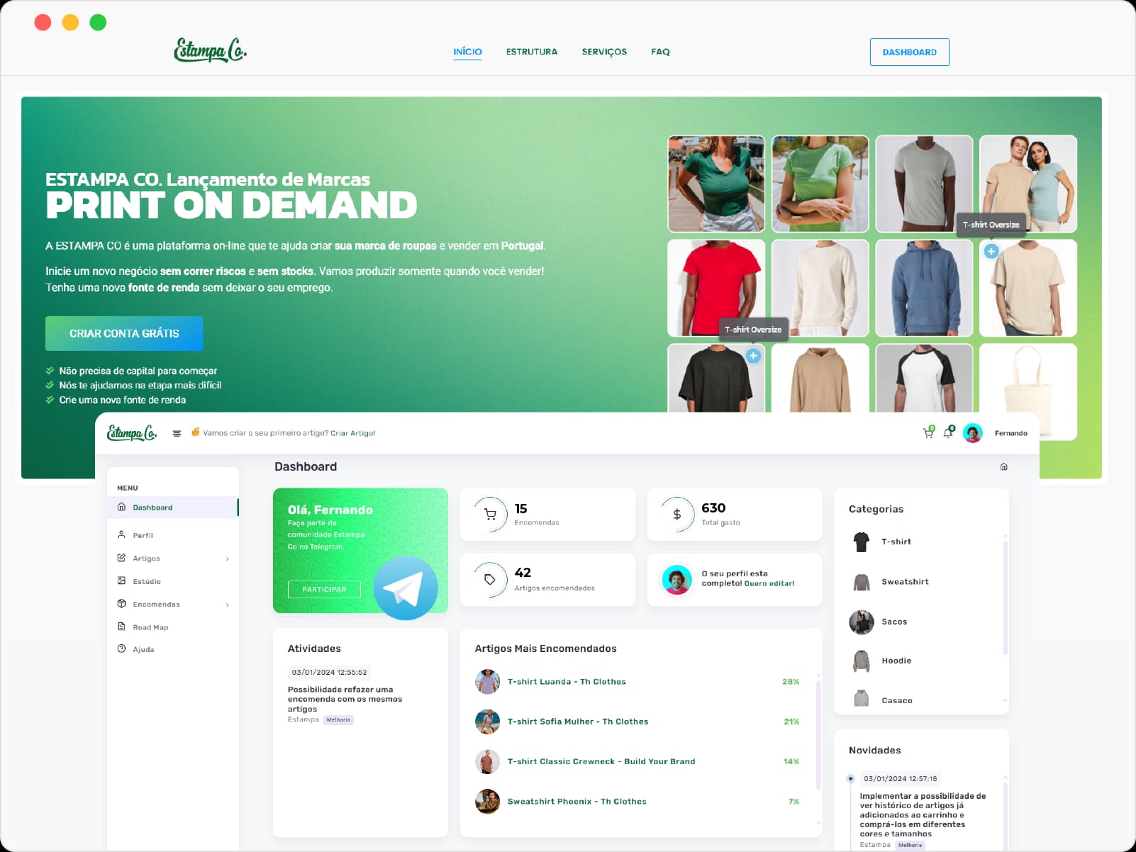 Estampa Co — projeto Delopers